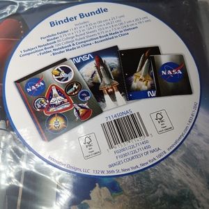 New Sealed NASA Binder Bundle Back to School
